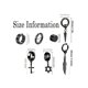 thumbnail image 2 of 7 Pairs Clip On Earrings For Men Boys Black Stainless Steel Magnetic Stud Earrings Cross Drop Earrings Set For Non Pierced Ears Jewlery Gift, 2 of 5