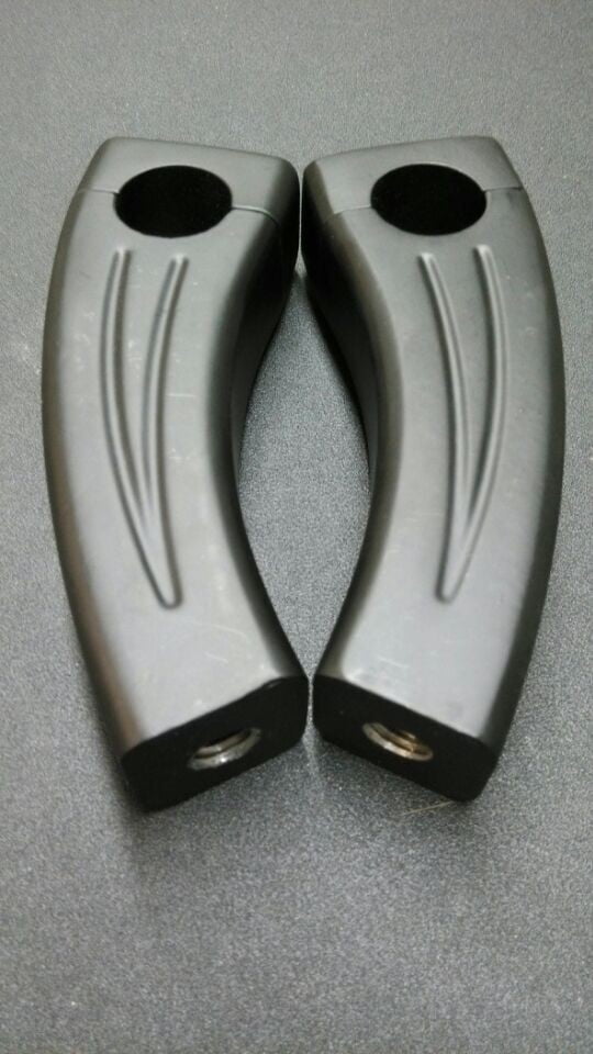 HTTMOTOR 4.5" Black Motorcycle Handlebar Pullback Risers for universal