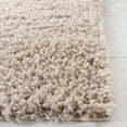 thumbnail image 5 of SAFAVIEH August Sophia Solid Shag Area Rug, Beige, 4' x 6', 5 of 9