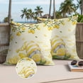 thumbnail image 2 of Summer Gnome Lemons Outdoor Pillow Covers Pack of 2 Country Farm Yellow Lemon Tree Leaf Waterproof Throw Pillow Covers Decorative Cushion Cases for Patio Garden Tent Balcony Couch 18x18 inch, 2 of 9