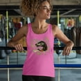 thumbnail image 4 of Velociraptor Jungle Women's Tank Top Dinosaur Hunter Jurassic Period Raptor Reptile Dino Tropical Paleontology, 4 of 7