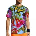 thumbnail image 2 of T Shirt For Men Bees Balm T-Shirt Couple Butterfly Bird Flower Print Aesthetic Sportswear Quick Dry, 2 of 7