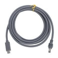 thumbnail image 2 of Cable De Alimentación USB C A CC, Cable De Carga De Alimentación USB C A CC Resistente Al Agua De Cobre Y Caucho De 7 Pies 2 M Para Cargador PD De 100 W Para Cajas De Altavoces, 2 of 7