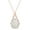 Rose, variant on Princess Cut Lab Created Opal And White Cubic Zirconia Square Halo Pendant Necklace In 14k Rose Gold Over Sterling Silver With 18" Chain