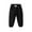 1#Black, variant on Tiijoy Toddler Boys Corduroy Pants Solid Color Elastic Waist Casual Sweatpants, Sizes 1-7