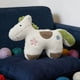 thumbnail image 5 of Almohada Cojín de peluche de caballo blanco de forma irregular, suave, para sofá, sala de estar, decoración de coche (1 unidad) JASKFLY, 5 of 9