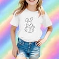 thumbnail image 5 of YUEHUA Kids Boys Girls Easter Shirt Funny DIY T Shirts Short Sleeve Crew Neck Cute Bunny Egg Graphic Tee for Holiday Celebration, 5 of 7