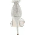 thumbnail image 4 of Delicious Womens Fiona High Heel Metallic Ankle Strap Dressy Party Shoes, 4 of 7