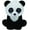 Multi-Color 1, variant on Ty Beanie Babies Ming Panda Bear Stuffed Animal & Plush Toy, Polyester Fiber, 9"