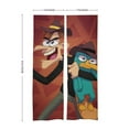 Children's cartoon door curtain Phineas And Ferb suitable for children ...