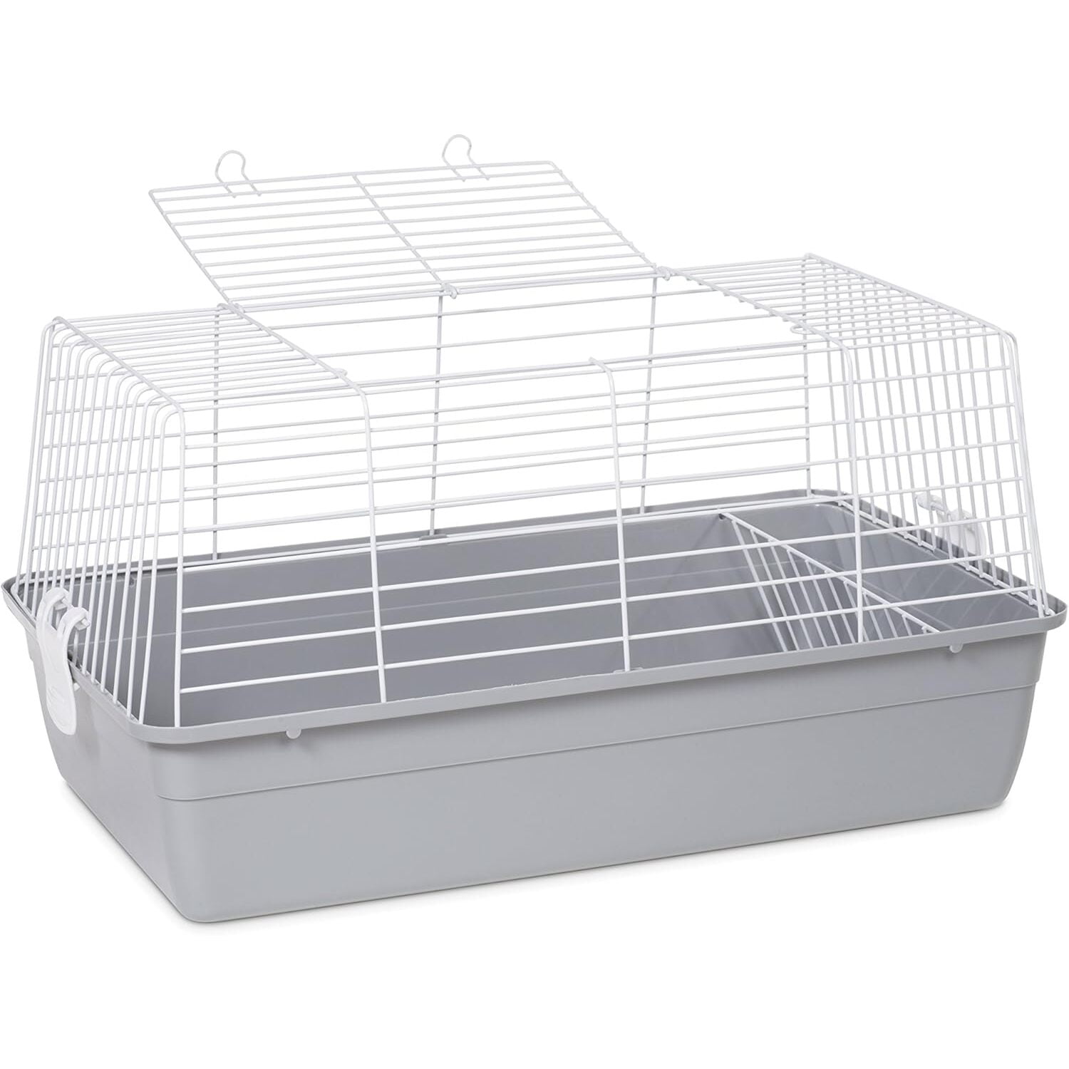 HomeStock Elegant Escape Small Round Bird Cage with Graceful Design, Durable Metal Construction, Compact Size, and Comfortable Space-Color:Gray