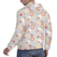 thumbnail image 6 of Fotbe Men's Hoodie with Butterfly Flower Pattern - Kangaroo Pocket Pullover Hooded Sweatshirt, Perfect for Daily Wear, Travel, and Home-Medium, 6 of 7