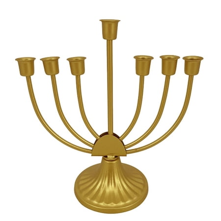 Vintage Candle Stand Sturdy Metal Constructions Hanukkah Menorah Candle Holders