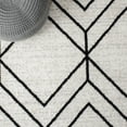 thumbnail image 6 of SAFAVIEH Adirondack Caitriona Geometric Squares Runner Rug, Light Grey/Black, 2'6" x 10', 6 of 11