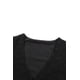 thumbnail image 3 of ABPHQTO Camisa transparente con textura de lunares suizos y cuello vuelto negro para mujer, 3 of 5