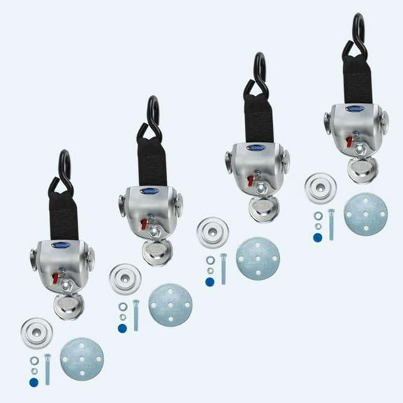 4 QRT-360 Retractors Kit with Slide 'N Click Fittings | Q-10009