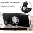 thumbnail image 6 of Case for Samsung Galaxy Note 10 Case 6.3" Clear Back Soft TPU Silicone Ring Holder Gel Bumper Thin Transparent Scratch Resistant Kickstand Protective Case - Silver, 6 of 13