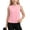 Pink, variant on Girls Workout Tank Tops- Crewneck Sleeveless Tops Loose Fit Quick Dry Kids Summer Undershirts Pink Size 10