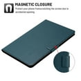 thumbnail image 2 of Dteck Folio Case for Lenovo Tab M10 10.1 inch (TB-X605F, TB-X505F), Slim Fit Book Cover Design Multi-Angle Stand PU Leather Case Cover, Deep Green, 2 of 5