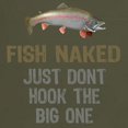 thumbnail image 3 of CafePress - Fish Naked Dark T Shirt - Men's Classic Graphic Cotton T-Shirt, 3 of 4