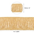 thumbnail image 2 of 5.5 Yards of 6" Yellow Sequin Fringe Trim DIY Tassel Trim, (16.4 Ft/5m), 2 of 6