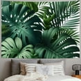 thumbnail image 2 of AWERP Decorations for Dorm Tropical Green Leaves Summer Palm Leaf Tapestry Painting, 2 of 6