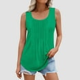 thumbnail image 5 of Levmjia Womens Tank Tops Casual Loose Round Neck Sleeveless Blouse Summer Comfortable Stretchy Polyester Spandex Tops for Women Fashion Trendy Workout Home Wear, 5 of 6