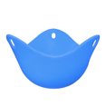 thumbnail image 1 of Toystoory Escalfador de huevos, taza de silicona para furtiva, lavable, reutilizable, para el hogar, comedor, Bar, restaurante, cocina, Cocina y Comedor Azul, 1 of 6