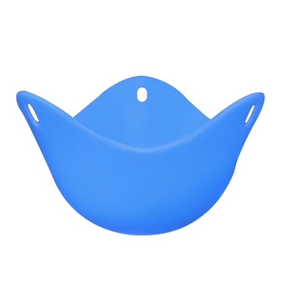 Toystoory Escalfador de huevos, taza de silicona para furtiva, lavable, reutilizable, para el hogar, comedor, Bar, restaurante, cocina, Cocina y Comedor Azul