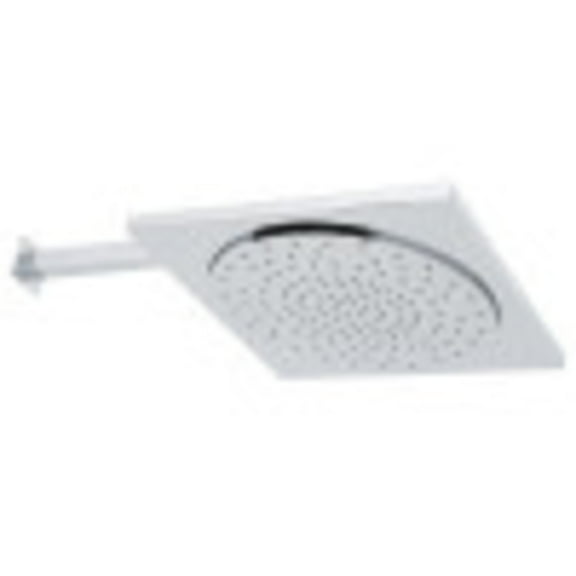 Kingston Brass KX8221CK Shower Scape 12" Rainfall Square Shower Head with 16" Shower Arm, Polished Chrome