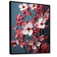 thumbnail image 2 of Designart "Delicate Beauty Of Pink Dogwood Blooms I" Dogwood Floater Framed Wall Art Prints, 2 of 5