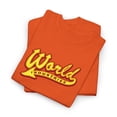 thumbnail image 3 of Big Leagues Flame World Industries 2000s Skateboard Vintage Classic TShirt Print - Orange / L, 3 of 5