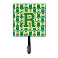 thumbnail image 1 of Carolines Treasures CJ1069-RSH4 Porte-Laisse Ou Porte-Clés Lettre R Football Vert & or, 1 of 1