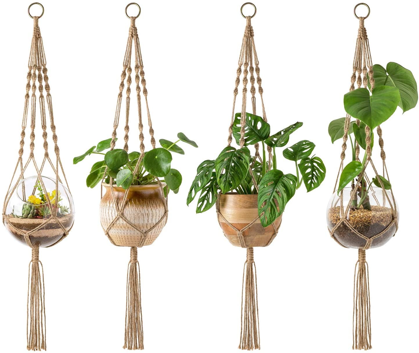 Plant Hanger Macrame Hanging Planter Basket Rope Flower Pot Holder Decor Plant Hanger Macrame Hanging Planter Basket Rope Flower Pot Holder Decor