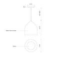 thumbnail image 2 of Kuzco Lighting 49108 Helena 8" Wide Mini Pendant - Gold, 2 of 3