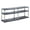 Black, variant on Pemberley Row Wood Black TV Stand Rectangular Open Concept Shelves Holds TVs Up to 60" Unassembled