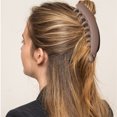 thumbnail image 5 of Elegant Black Curved Hair Clip With Teeth For Secure Hold And Versatile Styling For Everyday Wear And Pack of Hair Clips Thick Hair Clip Clips Hair Hair Volume Clip Big Hair Clip for Thick, 5 of 5