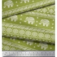 thumbnail image 2 of Soimoi Cotton Voile Fabric Aztec & Tribal Elephant Animal Print Fabric by Yard 42 Inch Wide, 2 of 3