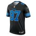 thumbnail image 2 of Men's Nike Aidan Hutchinson Black Detroit Lions Legend Player Performance Top, 2 of 3