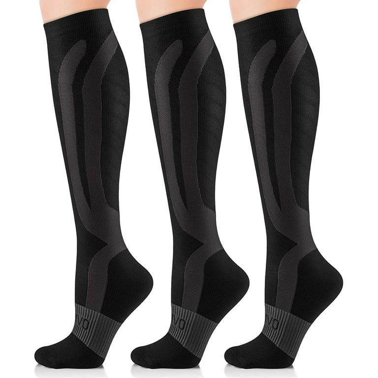 Cambivo Compression Socks Knee High 3-Pair, 20-30 mmHg photo 1