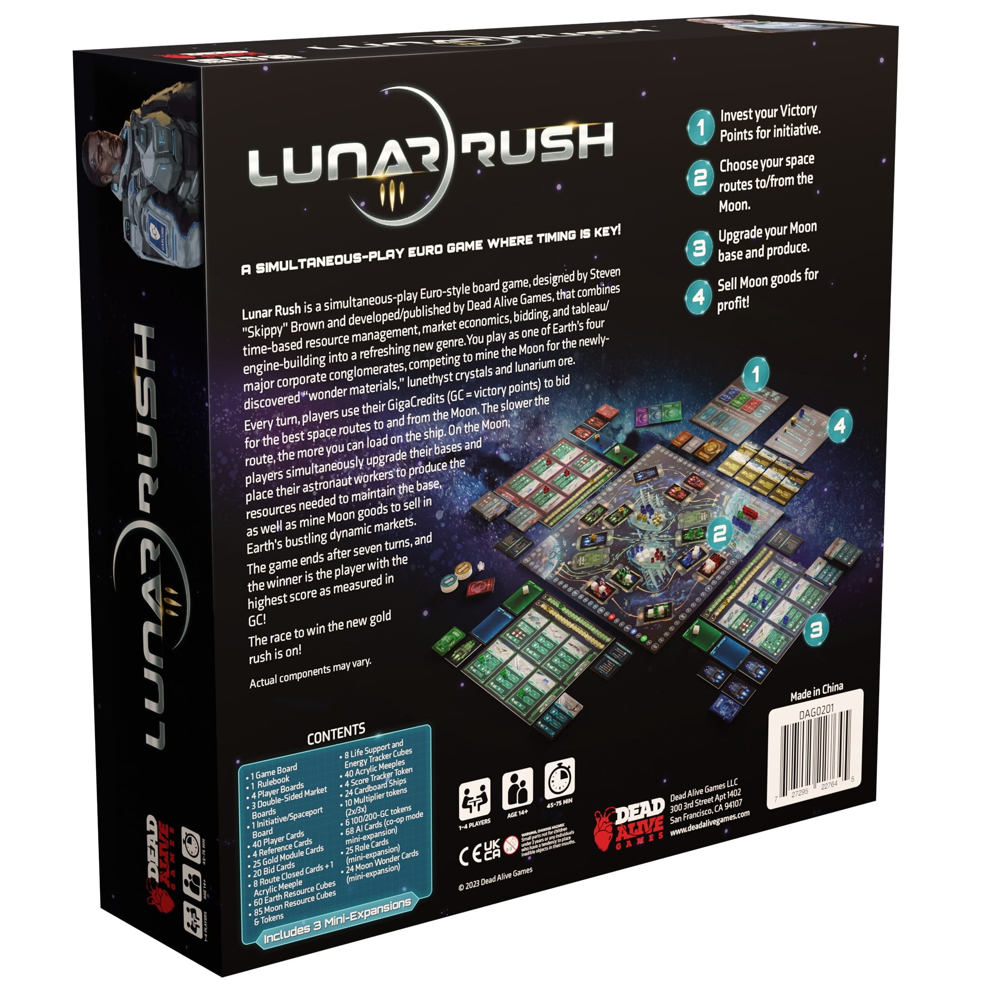 Lunar Rush - A Simultaneous-Play Euro Where Timing is Key!