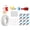 12 piece set combina, variant on ROZYARD Galvanized Rabbit Drinking Nipples 6/12/24pcs Small Watering System Kits