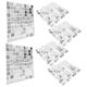 thumbnail image 5 of FENGGUIQU 6Ud De Pared Con Y Lentejuelas Plateadas Para, 5 of 8
