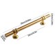 thumbnail image 3 of Cabinet Pulls Black Drawer Handles Stainless Steel Kitchen Handles Modern Wardrobe Pulls Style Cabinet Hardware Tapered End Cup Pulls, 3 of 6