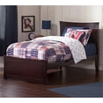 thumbnail image 4 of Pemberly Row Twin XL Traditional Styled Wooden Bed in Espresso, 4 of 7