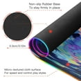 thumbnail image 4 of Wireless Charging Mouse Pad Large RGB Gaming Desk Mat 13 Light Modes Mousepad 31.5x11.8 Colorful Swimming Swan, 4 of 6