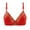 Red, variant on Open Back Sports Bra Women Padded Bra Feature V-Neck Longline Bra Style W-1150 Beige S