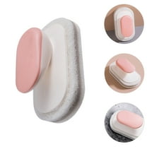 HEMOTON Practical Cleaning Brush Scrubber Bath Sponges Kitchen Pink