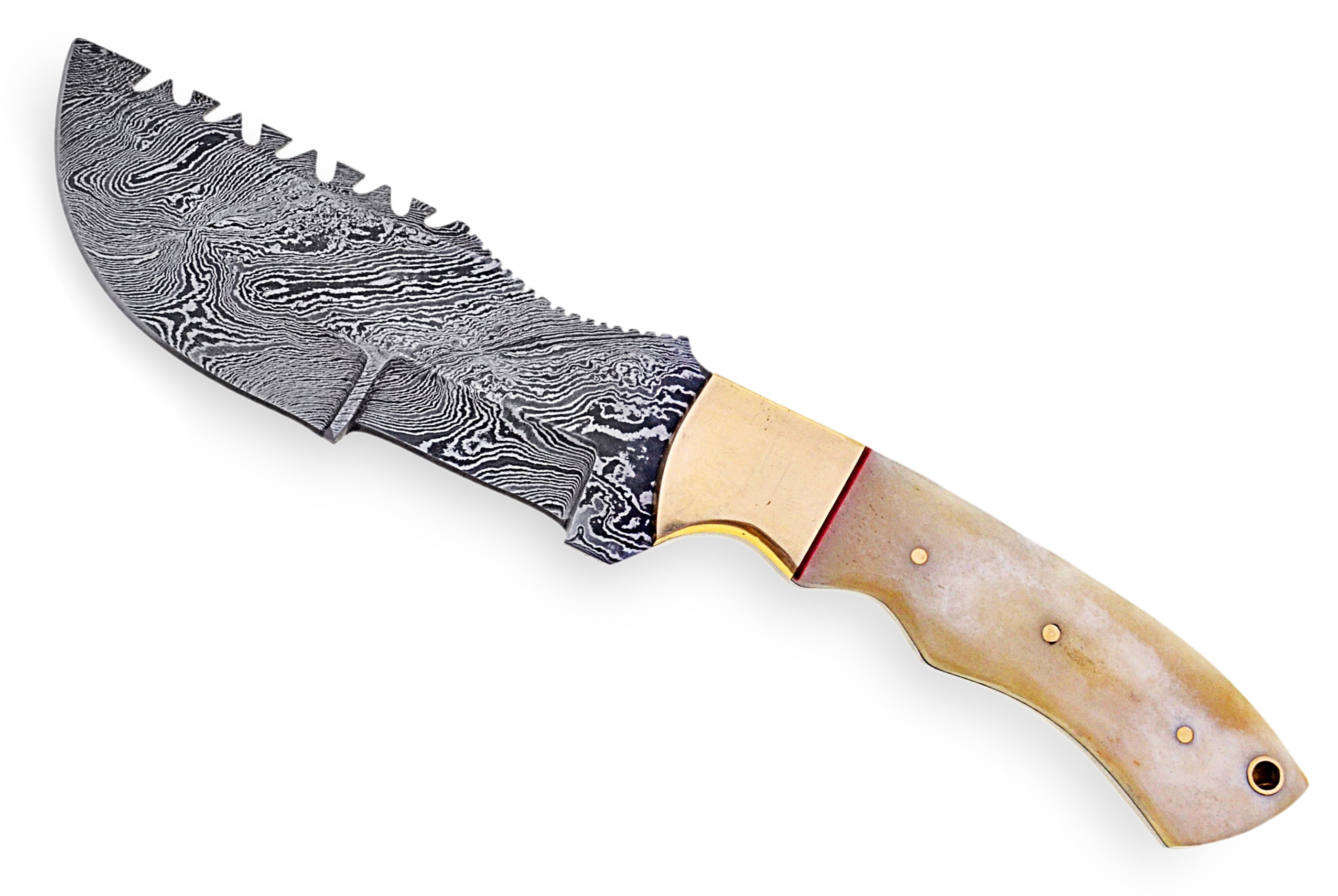Smart & Sharp Custom Handmade Damascus Steel Hunting Knife/Tracker Knife SS-17332