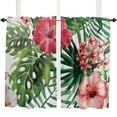 thumbnail image 5 of Tropical Plants Flowers Curtains For Living Room Bedroom Window Treatment Home Decoration Drapes Kitchen Curtain, 5 of 7